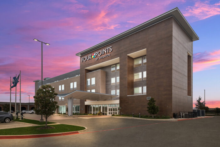Exterior of Four Points hotel